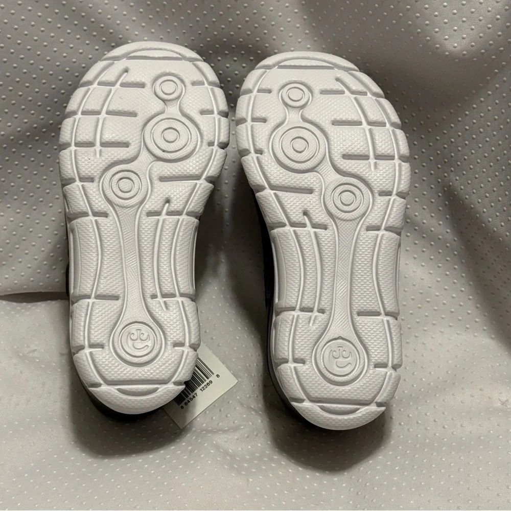 Stride Rite Black Shoes Strap and‎ Perforated Design Boys Size 11 New